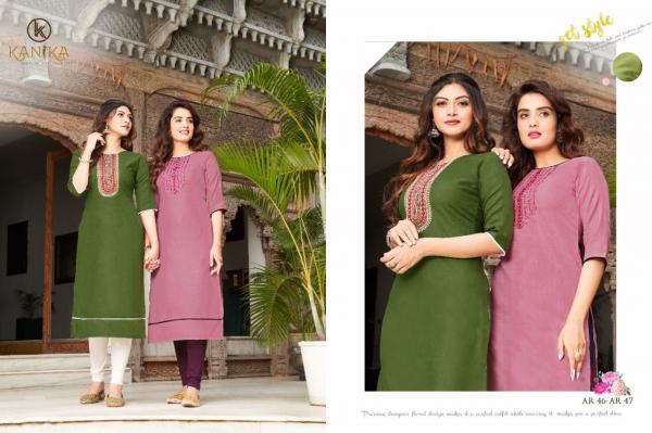 Kanika Anuroop 5 Fancy Silk Embroidery Kurti 